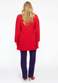 Tunic wide bottom bow DOLCE - red - #3