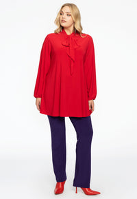 Tunic wide bottom bow DOLCE - red - #2