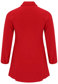 Tunic wide bottom bow DOLCE - red - #5