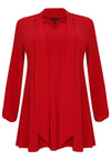 Tunic wide bottom bow DOLCE - red - #4