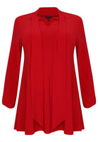 Tunic wide bottom bow DOLCE - red  - #4