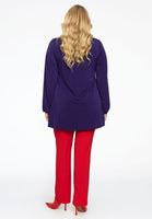 Tunic wide bottom bow DOLCE - purple  - #3