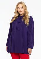 Tunic wide bottom bow DOLCE - purple  - #1