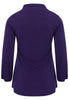 Tunic wide bottom bow DOLCE - purple  - #5