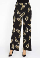 Trousers wide PALM - black  - #1