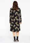 Dress A-line PALM - black - #3