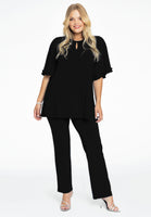 Tunic flare frilled sleeves DOLCE - black - #2