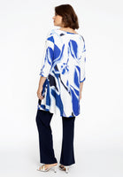 Tunic wide bottom waterfall VIVIAN - blue - #3