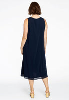 Dress sleeveless VOILE - blue - #3