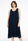 Dress sleeveless VOILE - blue