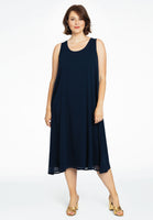 Dress sleeveless VOILE - blue - #2