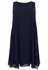 Dress sleeveless VOILE - blue - #4