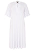 Dress frilled sleeves DOLCE - white - #4