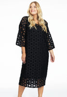 Dress wide CIRCLE - black  - #1