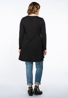 Tunic wide bottom bow dots - black - #3