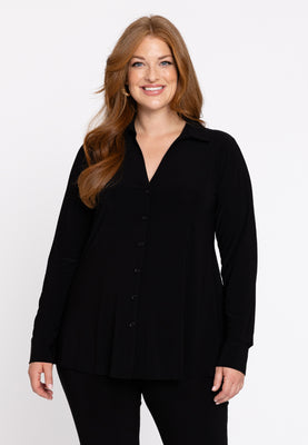 Blouse A-line DOLCE - black  - #1