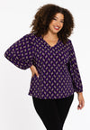 Blouse FOULARD - purple