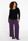 Trousers FOULARD - purple