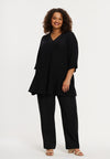 Tunic Swing pleat BUBBLE - black 