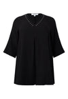 Tunic Swing pleat BUBBLE - black - #1