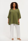 Tunic Swing pleat BUBBLE - light green