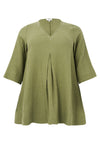 Tunic Swing pleat BUBBLE - light green