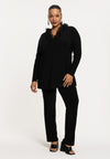 Tunic flare frill DOLCE - black 