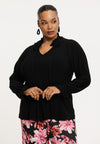 Tunic frill DOLCE - black 