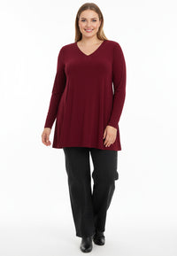 Tunic wide Bottom DOLCE - dark red - #1