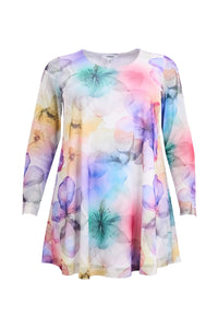 Tunic wide bottom BLOOM WITH LOVE - multi - #3