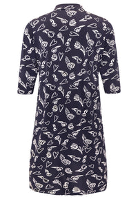 Blouse midi TULIP/HEART - blue - #5