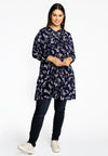 Blouse TULIP/HEART - blue - #1
