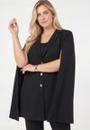 Blazer cape sleeve ECO VERO - black - #1