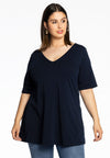 Tuniek v flare cotton - blauw