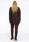 Tunic flare grandad collar IRIS - black - #3