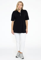 Polo shirt flare - black - #2