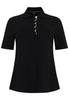 Polo shirt flare - black - #4