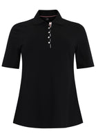 Polo shirt flare - black - #4