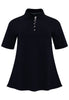 Polo shirt flare - blue - #4