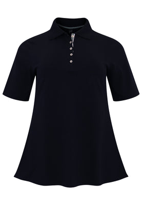 Polo shirt flare - blue - #4