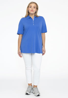 Polo shirt flare - indigo - #2