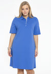 Polo dress - indigo