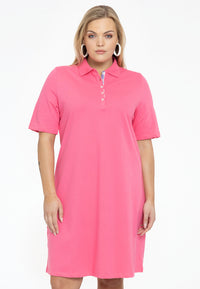 Polo dress - pink - #1