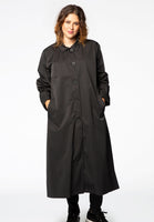 Raincoat basic long - black - #1