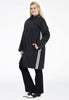 Raincoat with stripes - black  - #2