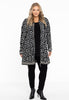 Cardi Jacket wide bottom GIRAFFE - black - #5