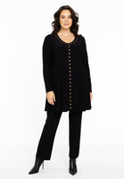 Tunic wide bottom studs DOLCE - black  - #2