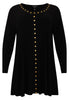 Tunic wide bottom studs DOLCE - black  - #4