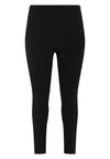 Trousers Xtra slim leather trim DOLCE - black - #3