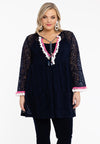 Tuniek pom-pom lace - blauw